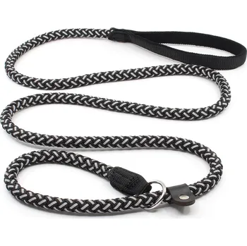 Vodítko pro psa Vsepropejska Med reflexní vodítko pro psa 2 v 1 | 150 cm Barva: Černá, Šířka vodítka: 0,8 cm