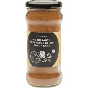 Instantní nápoj Květomluva BIO Instantní čekankové reishi chaga kafé, 115g