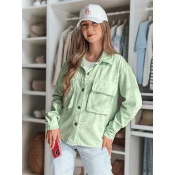 Dámská přechodová bunda one size s hvězdami STRASHINE mátová