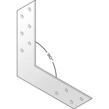 Tesařské kování NAS 150 - úhelnik dveře 150x150x35x2,0 mm