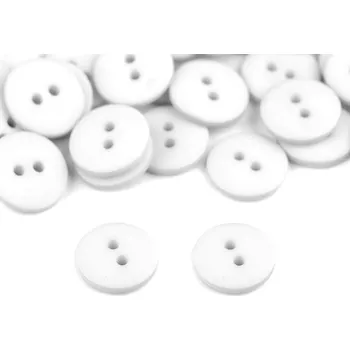 Knoflík Knoflík velikost 24" Varianta: 13 (01) bílá, Balení: 50 ks