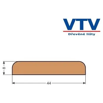 Stavební profil Lišta dřevěná K 4408 2m c.47