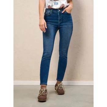 Dámské džíny Sinsay - Skinny džíny - námořnická modrá - 892FI-59J - 892FI-59J-44