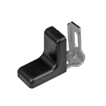 Tesařské kování Rekt.kov. malé - černá 28x28mm