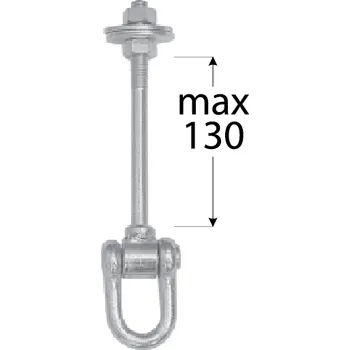 Zahradní nábytek MHC 130 uchycení houpačky typ C M12*130 mm