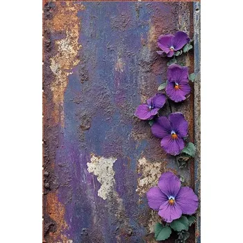 Plechová cedule BAF 2D Plechová cedule Květiny. 30 x 20 cm