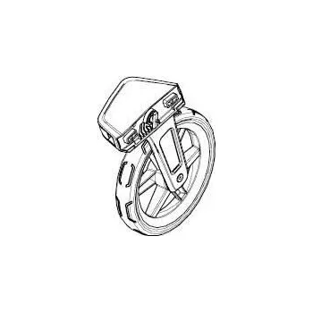 vozík za kolo Thule Chariot 2 - Wheel wing right 55222