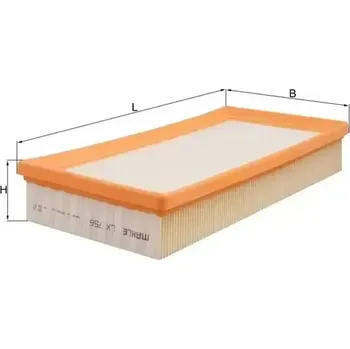 Vzduchový filtr KNECHT Vzduchový filtr KNC LX 756