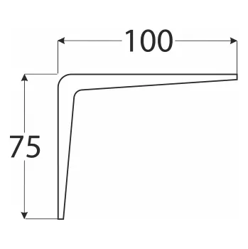 Herní konzole WS 100 konzole stavební bílá 75x100