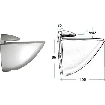 Drzak pol. velky chrom