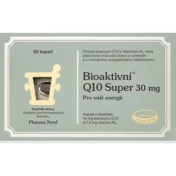 Lék na srdce, cévy a krev Pharma Nord Bioaktivní Q10 Super kapsle s koenzymem Q10 60 cps