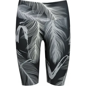 Dámské kalhoty Dámské legíny nad kolena premium ALTISPORT VOJ/ALW001LEG02 ČERNÁ/ŠEDÁ XL