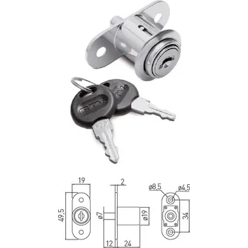 zadlabací zámek Zamek bajonetovy ZZ-B0-105-01