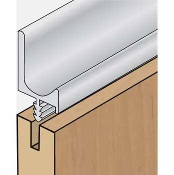 Stavební profil Uchytkový profil UK5 délka 2m, hliník stř. elox