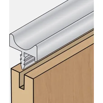 Stavební profil Uchytkový profil UK4 délka 2m, hliník stř. elox