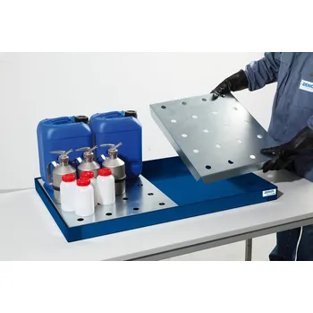 Plech Děrovaný plech, nerez, 600 x 500 mm