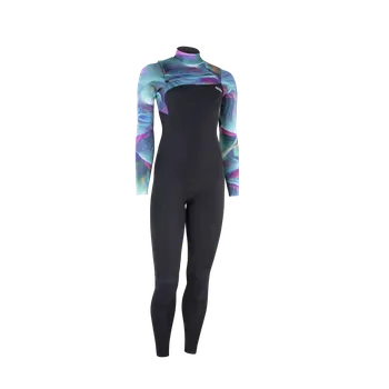Neoprenový oblek neopren ION Amaze Core 5/4 Front Zip women tropical-palm-glitch velikost neoprenů a trapézů 40/L