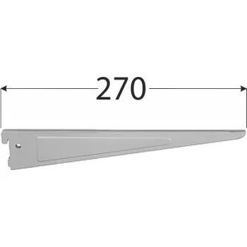 Nábytkové kování AWSD 270s systémová konzola dvojitá 270 mm šedá
