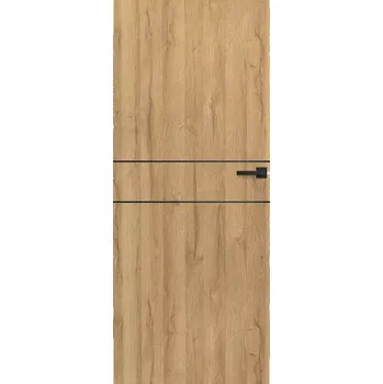 Interiérové dveře ERKADO Interiérové dveře Intersie Lux Černá 216 - Výška 210 cm 210 cm