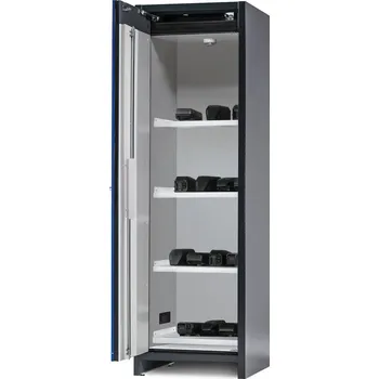 Skříň na Li-Ion baterie asecos, SafeStore Core, 4 police, š 600 mm