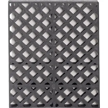 Sada mřížových roštů, z PE, pro záchytné regálové vany z PE, 1235 x 1235 x 350 mm