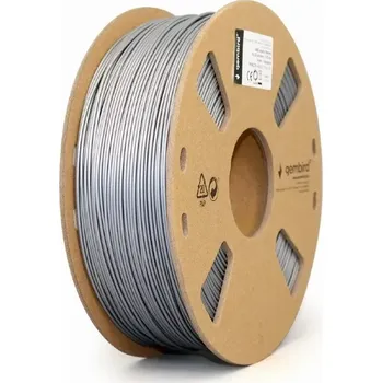 3D tisk Gembird filament ABS 1.75mm 1kg, stříbrná 3DP-ABS1.75-01-S