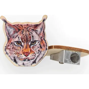 rýsovací prkno Dřevěné ořezávátko jednodílné - zvíře Rys