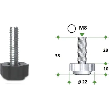 Nozka M8 38mm 40.2020.E18.50