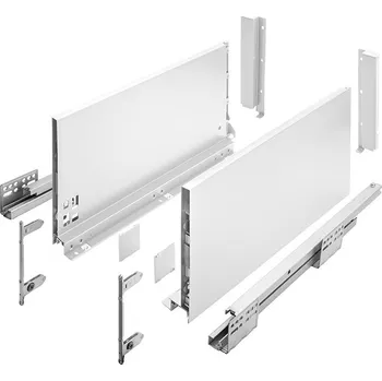 Úložný box Zásuvkový Box Slim D1 199/300mm extra vysoký Bílá 300D1