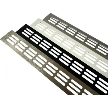 Větrací mřížka Vetrací mřížka 60*600 AL Bílá mat