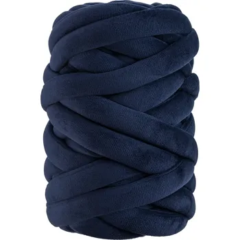 Příze crelando® - Příze pro ruční pletení Velvet / Cozy (Sametové námořnictvo)
