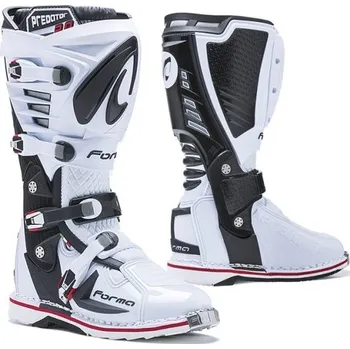 Moto obuv Boty na motorku Forma Predator 2.0 bílé 49