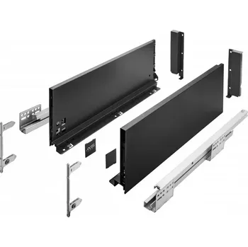 Úložný box Zásuvkový Box Slim C2 167/550mm vysoký Černá 550C2