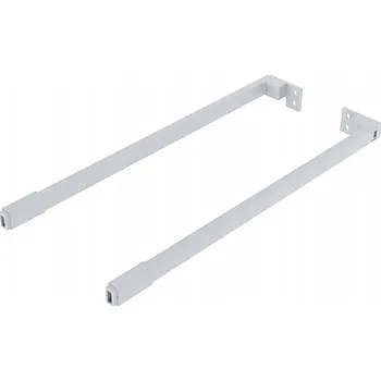 Nábytkové kování Zásuvkový Box Slim reling podélný 550 Bílá