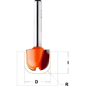 Příslušenství k frézce C95100211 C951 Žlábková fréza - R6,4 D19x16 S=8 HW