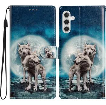 Pouzdro na mobilní telefon Unique knížkové pouzdro na Samsung Galaxy S25 FE - dva vlci