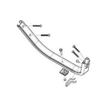 vozík za kolo Footwell assembly - single - black - Thule Chariot Sport 2