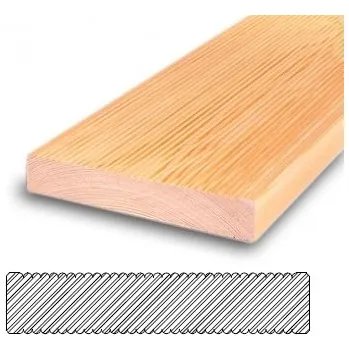 Terasové prkno Terasa Sibiřský modřín 27*142*4000 (4m) J/J A/B