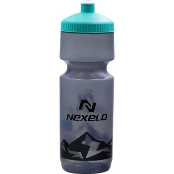 Košík na láhev Nexelo 750ML šedo-tyrkysová Transparent láhev