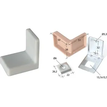 Nábytkové kování Rekt.kov.Bystrica 06.078.000.50 bila