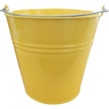 Zednická nádoba Vědro lakované 5 l žluté