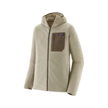 Pánská softshellová bunda Patagonia R1 Air Full-Zip Hoody Men Pelican béžová XL