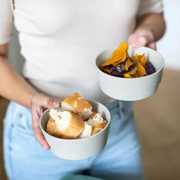 KOZIOL Connect 0.4 l 2 pcs. - plastové misky/salátové mísy