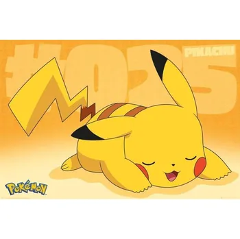 Plakát Plakát Pokémon - Pikachu Asleep 91,5 x 61 cm