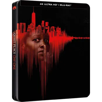 Blu-ray film Tiché místo: První den - 4K Ultra HD Blu-ray + Blu-ray Steelbook (black)