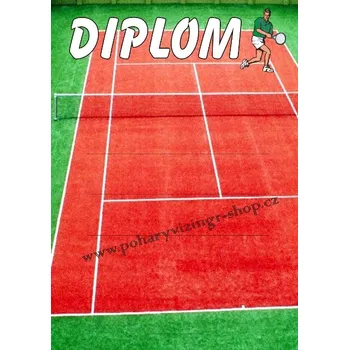 VIZINGR Tenis diplom A4 č.67