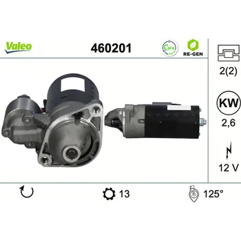 Autoelektrika Startér VALEO 460201