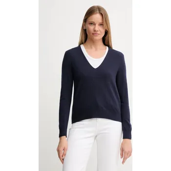 Dámský svetr Vlněný svetr United Colors of Benetton 1002D401Y námořnická modř 59X, vel. XS