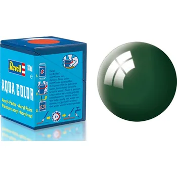 Modelářská barva Barva Revell akrylová lesklá zelenomodrá (sea green gloss) - 18 ml Barva Revell akrylová lesklá zelenomodrá (sea green gloss)