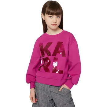 Chlapecká mikina Dětská mikina Karl Lagerfeld Z30613.114.150 růžová 42X, vel. 126